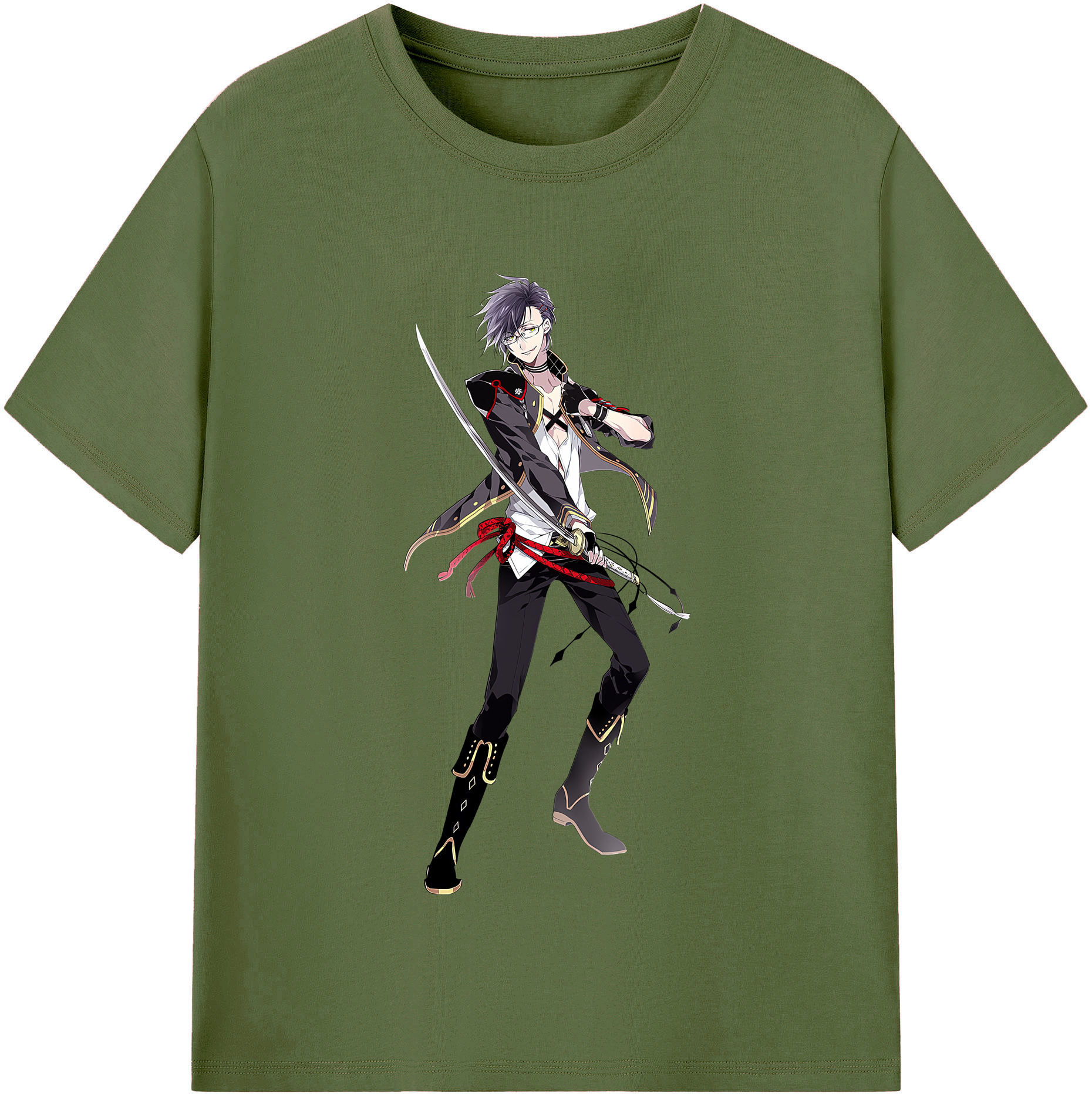 （画像用） 刀剣乱舞 Touken Ranbu 綿100％半袖Tシャツ（フロントプリント）